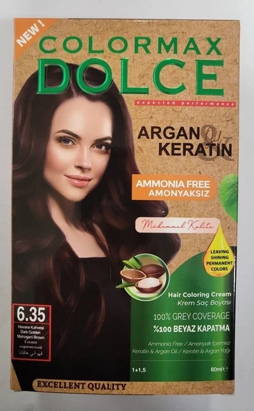 Colormax Amonyaksız Saç Boyası - 6.35 Havana Kahvesi ürün görseli