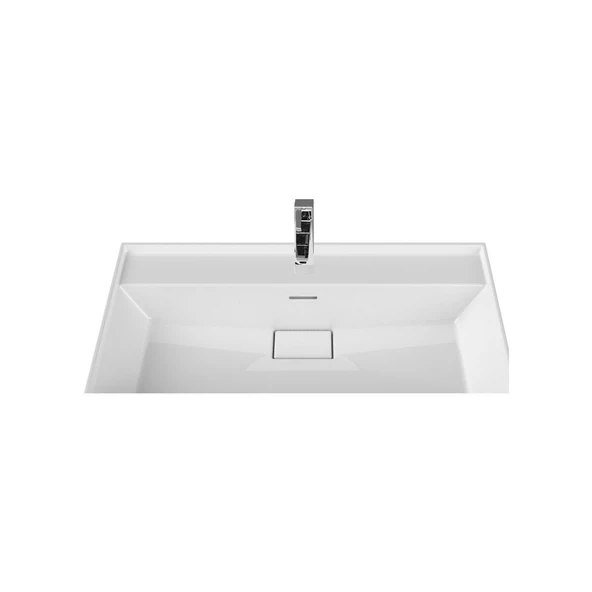 Turkuaz Cerastyle Sharp Etajer Uyumlu Banyo Lavabo 80 48 cm