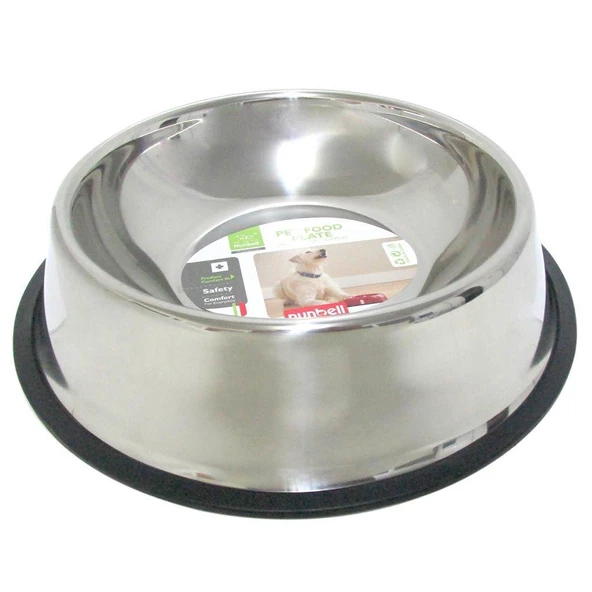 NUNBELL ÇELİK MAMA KABI 22cm