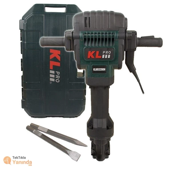 KLPRO KLKR3200H 2200Watt 78J 30Kg Profesyonel Hex Kırıcı - Resim 2