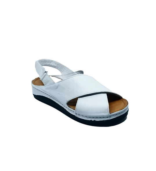 Janestt Kadın Hakiki Deri Sandalet 236-05-02