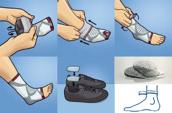 Actimove Achillomotion Beyaz Aşil Tendonu Desteği - 7