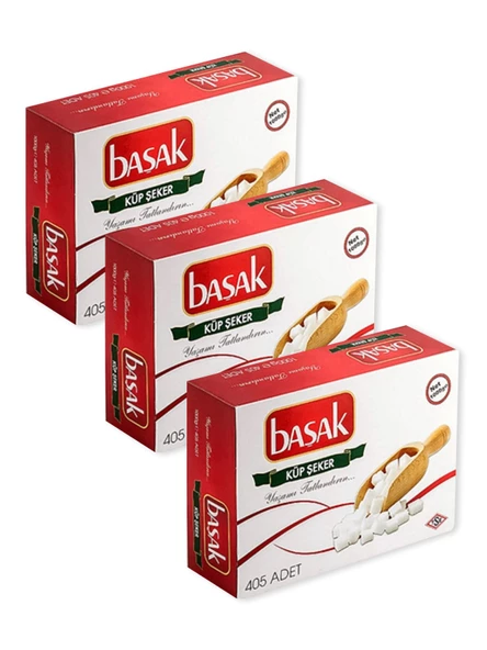 BAŞAK Küp Şeker 1 kg 405 Li x 3 Adet