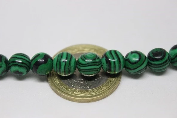 Malakit Taşı Dizi 8mm - 4