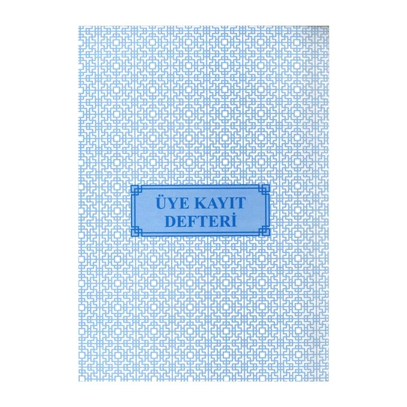 Üye Kayıt Defteri Numaralı 22x32 40 Yaprak Artlantis Üye Kayıt Defteri Karton Kapak 1 Adet