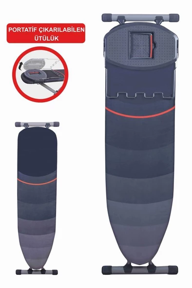 Devecioğlu MM151 UltraBoard Ütü Masası MM037 Gold Alüminyum Çamaşır Kurutmalık Set - 2