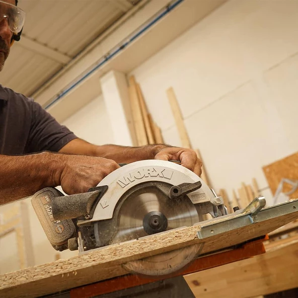 Worx Wx520 20Volt 4.0Ah. Li-İon Kömürsüz Profesyonel Daire Testere - 7