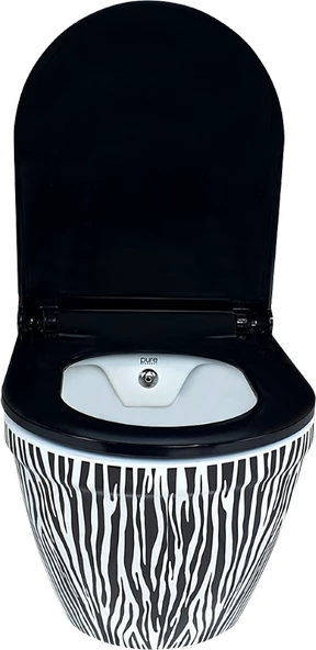 Pure  Zebra Asma  Klozet Wh-794+Soft Kapak