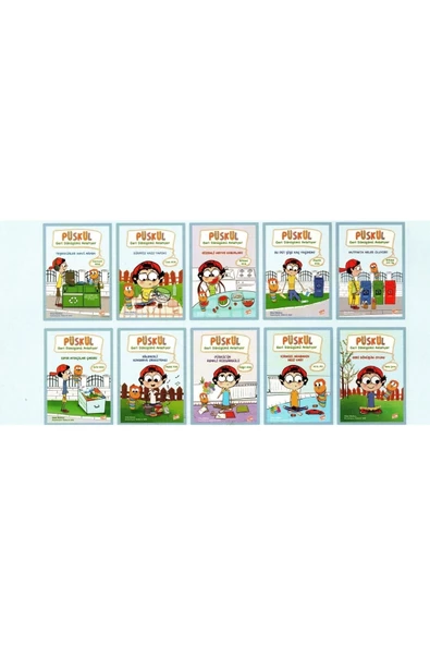 Gizemli Bahçe 1. Sınıf Hikaye Kitabı Set 10 Kitap Püskül Geri Dönüşümü Anlatıyor ürün görseli