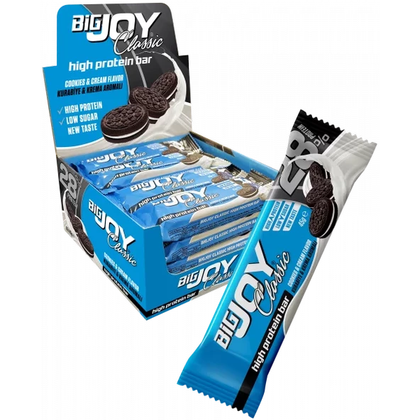 Bigjoy Sports Classic High Protein Bar 45 Gr 16 Adet +1 Hediyeli