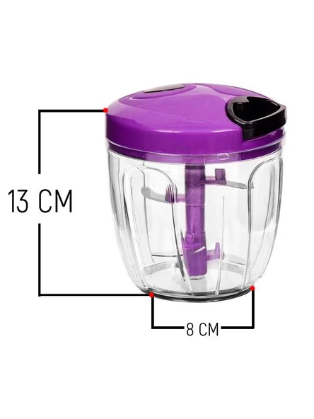 İpli El Robotu Pratik 5 Bıçaklı Rondo Paslanmaz - Resim 11