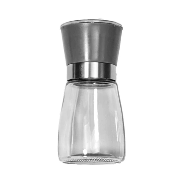 Cam Tuz Baharat Değirmeni Öğütücü Tuzluk Baharatlık - 3