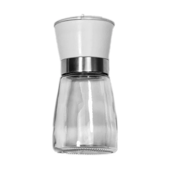 Cam Tuz Baharat Değirmeni Öğütücü Tuzluk Baharatlık