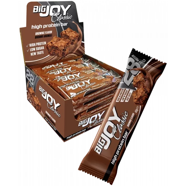 +1 Hediye Bigjoy Sports Classic High Protein Bar 45 Gr 16 Adet