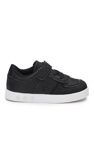 Vicco Sam 313.X21K.130 Erkek Çocuk Işıklı Sneaker Ayakkabı Siyah Beyaz 22-30 - 2