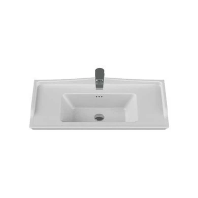 Turkuaz Cerastyle Kapadokya Etajer Uyum Damlalık Lavabo 100x48cm