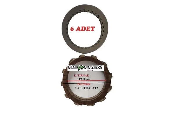 Yamaha Depraj Balatası+balata Sacı Xt660r-xt660x Uyumlu