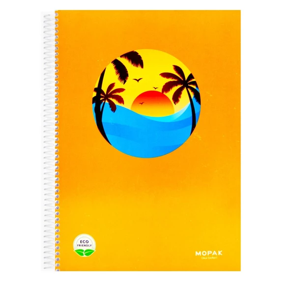 Mopak A4 72 Yaprak Karton Kapak Spiralli Defter - 2