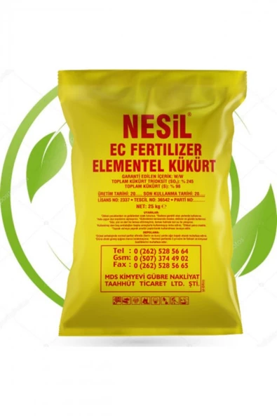 NESİL KÜKÜRT 25  KG