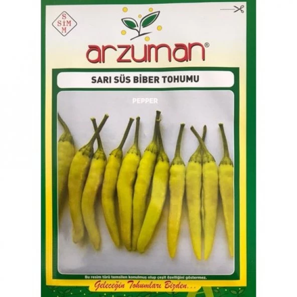 SARI SÜS CİN BİBER TOHUMU 5 GR