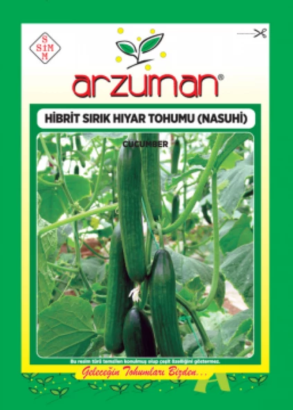 HİBRİT HIYAR TOHUMU SIRIK  (NASUHİ F1) 10 ADET