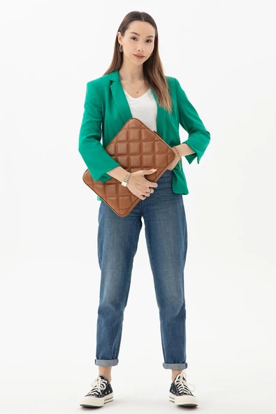 Macbook Kapitone Kılıf Deri 13.3'' ve 14'' inç 8683255011278 - 9