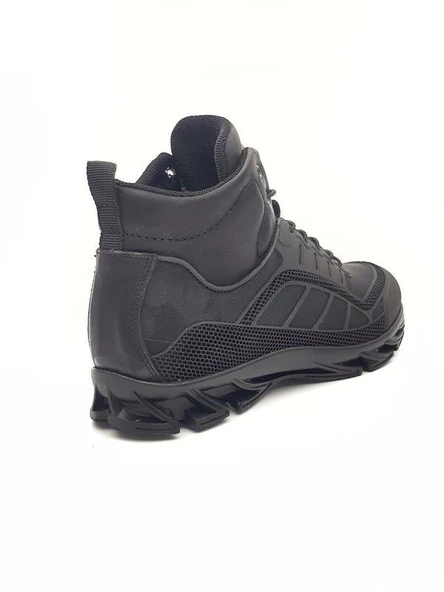 Scootland 14271 Erkek Kamuflaj Siyah Spor Bot - 4