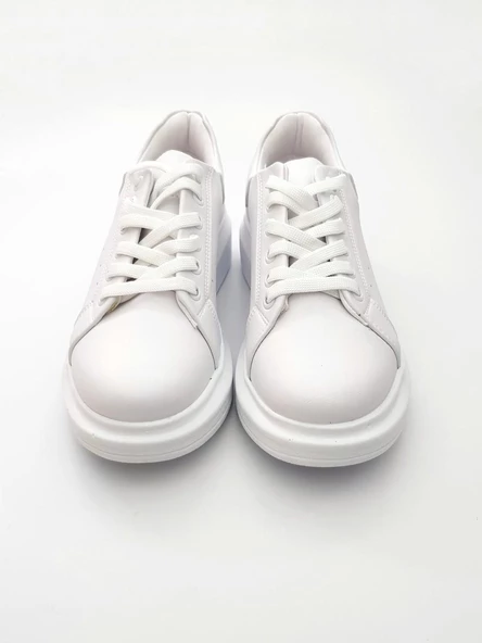 Goldstep 1145 Kadın Bağcıklı Kalın Taban Sneaker Ayakkabı - 4