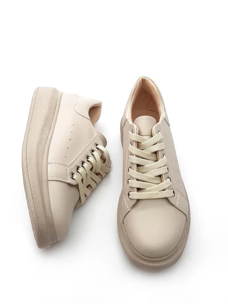 Goldstep 1145 Kadın Bağcıklı Kalın Taban Sneaker Ayakkabı - 10