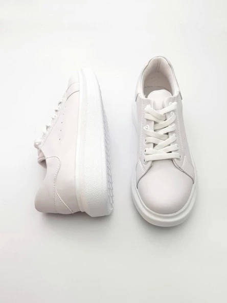 Goldstep 1145 Kadın Bağcıklı Kalın Taban Sneaker Ayakkabı - 5