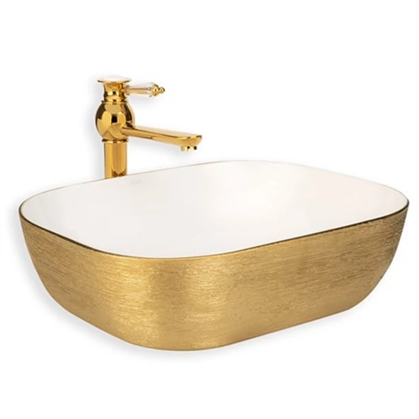 E-5003A Tezgah Üstü Porselen Lavabo E-5003A