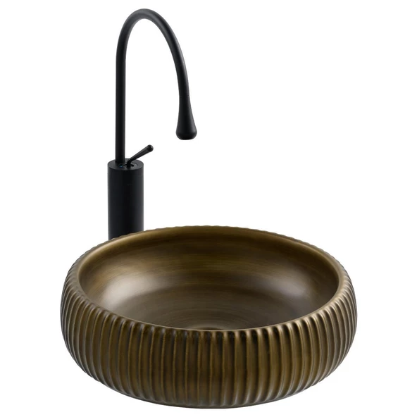 E-4161C Tezgah Üstü Porselen Lavabo E-4161C - 1