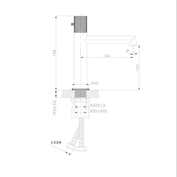 FM-2211 Krom Lavabo Bataryası FM-2211 - 2