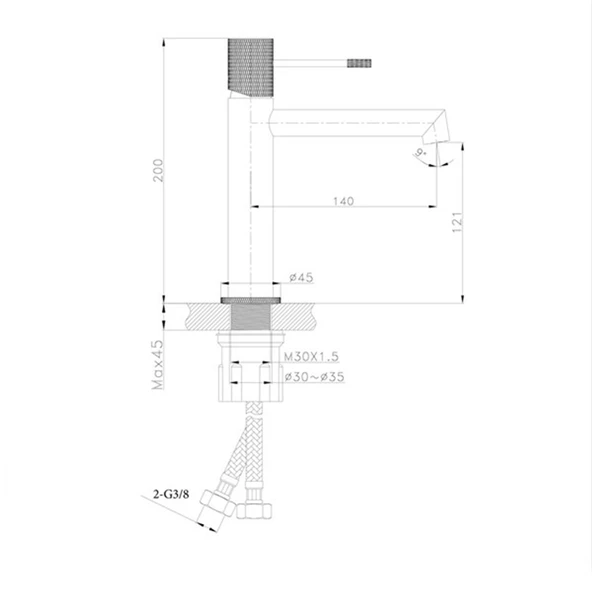 FM-2111 Krom Lavabo Bataryası FM-2111 - 2