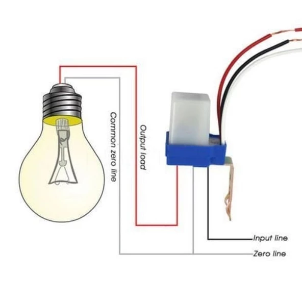 ASO-AS-10 Fotosel Modül 220V Sokak Lamba Aydınlatma Kontrol Röle AS-10 220V 10A Optical Switch - 4