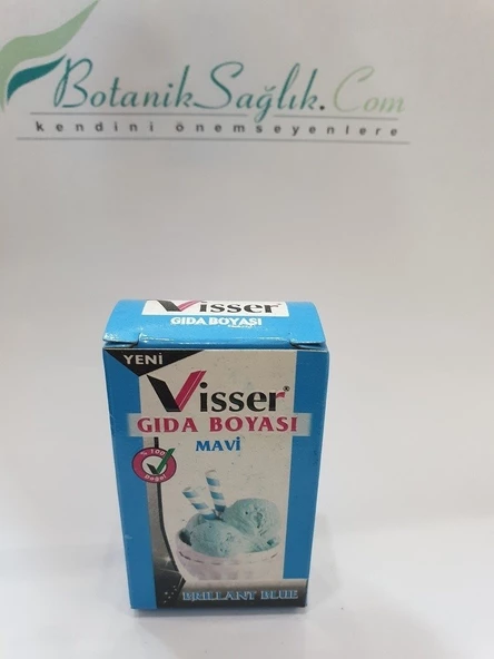 Visser Toz Gıda Boyası (9Gr) Mavi