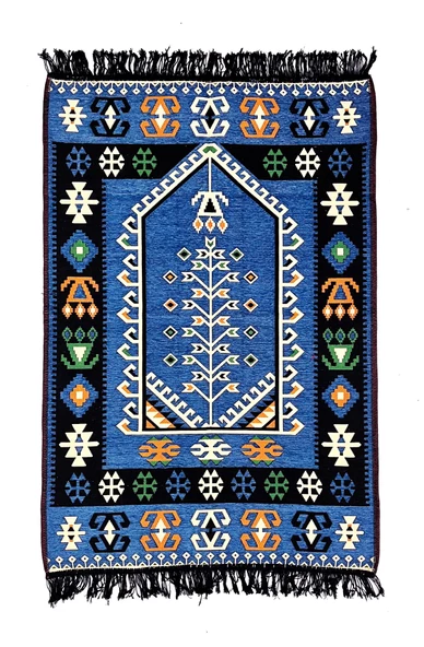 Shark Anadolu Seccade Kilim 11 Mavi