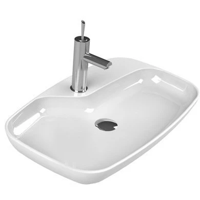 Turkuaz Cerastyle Nova Tezgah Üstü Çanak Lavabo 70x43 cm - 2