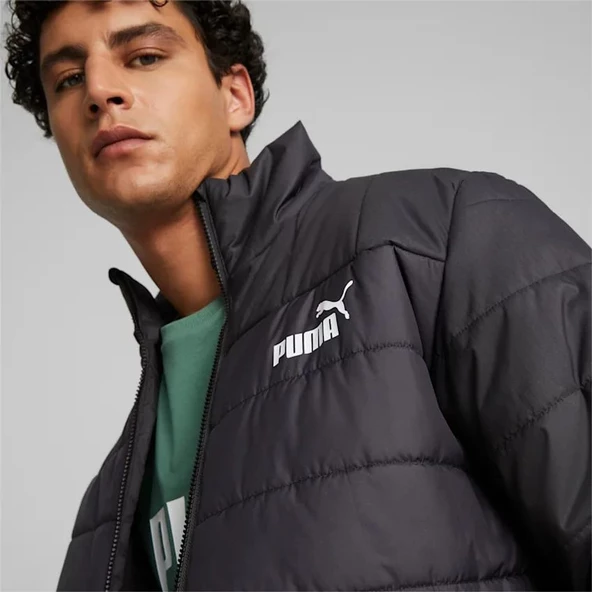 Puma Essentials Padded Erkek Siyah Ceket Mont 84934901 - 3