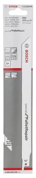 Bosch - Special for Serisi Palet Tamiri için Panter Testere Bıçağı S 1122 VFR 5'li - 2