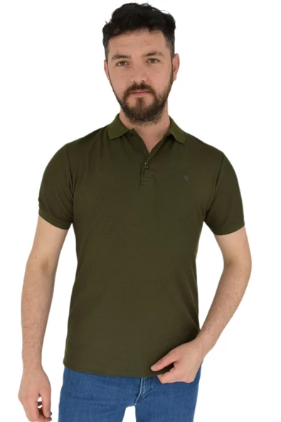Erkek Polo Yaka Tişört Waffle BGL-ST01941 - 8