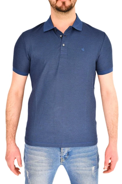 Erkek Polo Yaka Tişört Waffle BGL-ST01941 - 1