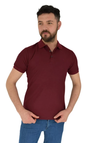 Erkek Polo Yaka Tişört Waffle BGL-ST01941 - 5