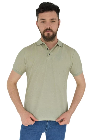 Erkek Polo Yaka Tişört Waffle BGL-ST01941 - 9