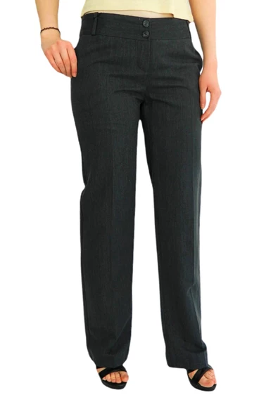 Kadın Kumaş Pantolon Yüksek Bel Klasik BGL-ST01380 - Resim 2