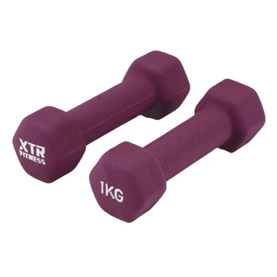 XTR Fitness Vinyl Neoprene Dambıl 1 Kg X 2 Adet - 2