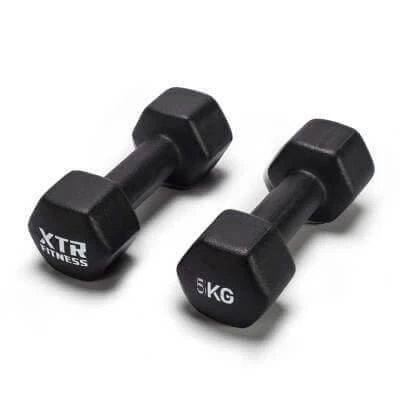 XTR Fitness Vinyl Neoprene Dambıl 5 Kg X 2 Adet