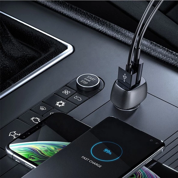 Concord C-774 36W PD+QC 3.0 Usb-A Usc-C 36W Araç Şarj Başlığı - 8