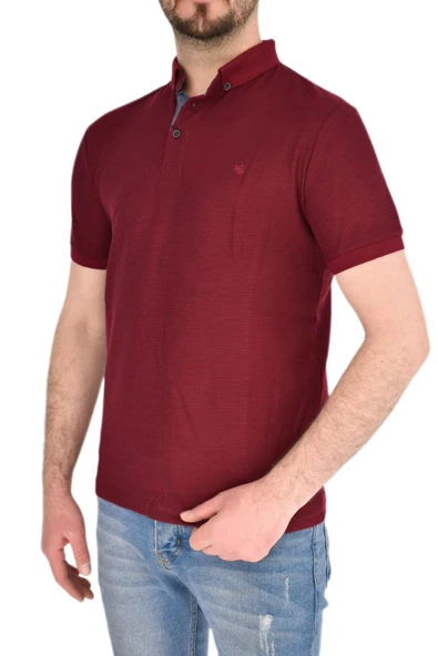 Erkek Gömlek Yaka Tişört Waffle BGL-ST01943 - Resim 12