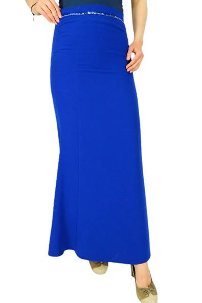 Kadın Etek Kumaş Parçalı ERM128 ürün görseli